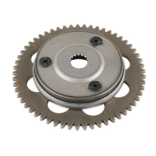

nicecnc motorcycle starter clutch with gear one way heavy duty steel for yamaha breeze 125 yfa1 grizzly 125 yfm125g 1991-2009