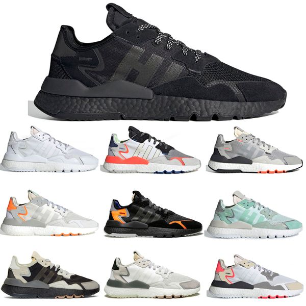

2019 de igner fa hion for men women nite jogger 3m reflective running hoe for triple black white breathable light men trainer neaker