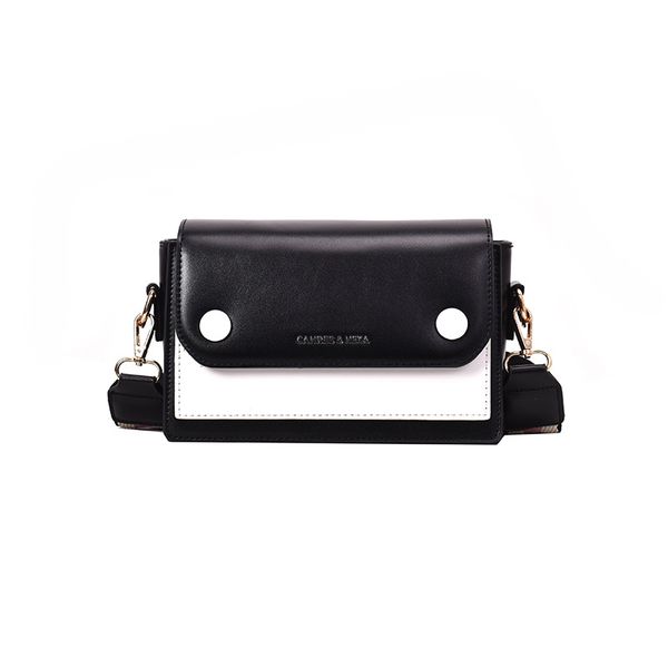 

british fashion simple small square bag women's designer handbag pu leather chains mobile phone shoulder bags