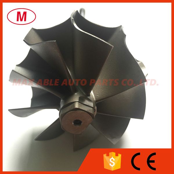 

gt3076r gtx3076r gtx3067r 55/60mm trim 84 9 blades ball bearing turbocharger turbine shaft&wheel/ turbo turbine wheel shaft