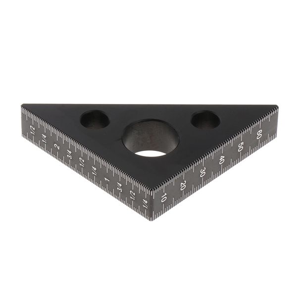 

aluminum alloy 45 degree triangle square ruler angle measuring tool