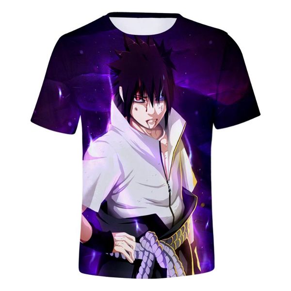 

naruto t shirt men / women summer 3d print men 's o neck plus size clothes 2020 fashion soft pleasantly cool short sleeve, White;black