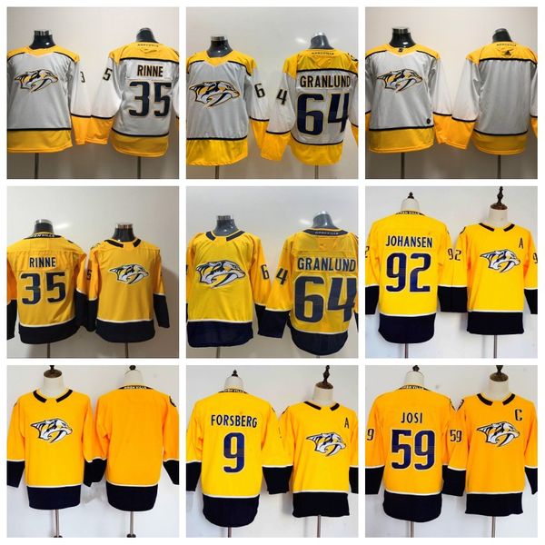 

Youth Nashville Predators 64 Mikael Granlund 35 Pekka Rinne 59 Roman Josi 9 Filip Forsberg 92 Ryan Johansen Ice Hockey Jersey IN STOCK