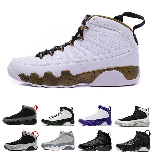 

2019 new 9s men og space jam basketball shoes designer mens chaussures black white tour yellow pe the spirit sports sneakers 41-47