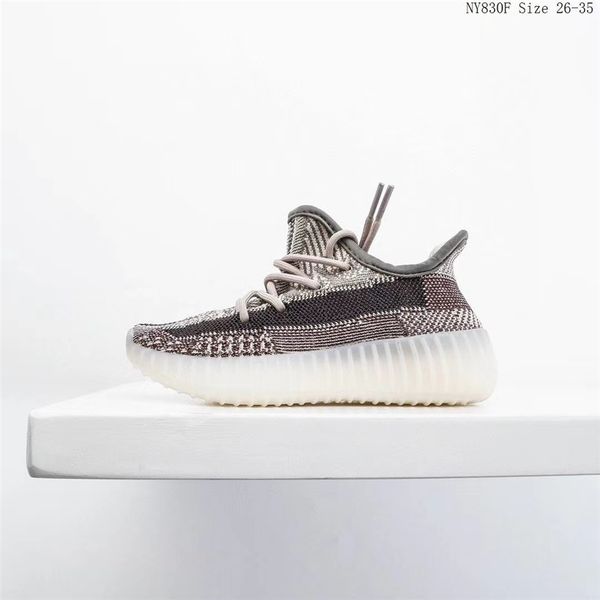 

kanye west lundmark antlia synth kids running shoes glow true form hyperspace clay static black white reflective belgua zebra sneakers#550