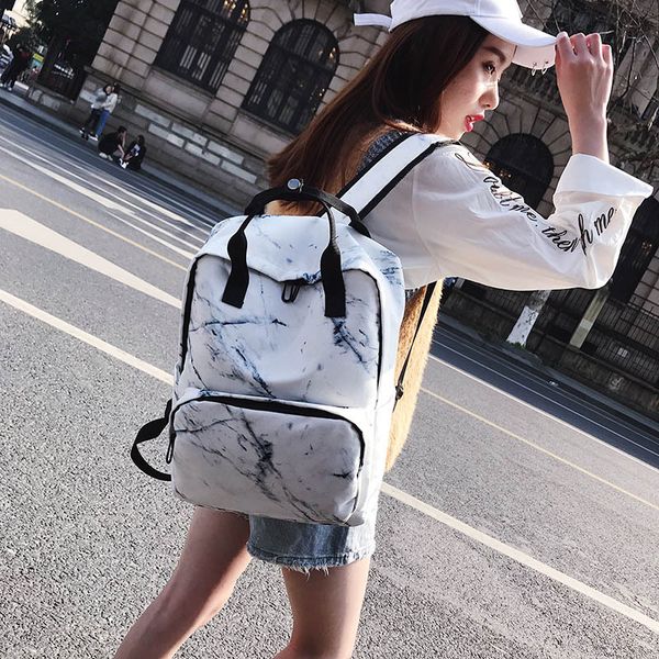 

2020 new women's backpack fashion simple ladies backpack korean version wild ladies
