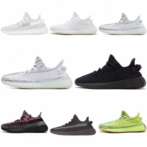 

kanye new news x v2 cinder earth desigoem sneakers kanye west desert sage yeshaya marsh yecheil yeezreel reflective mens women running shoes, Black