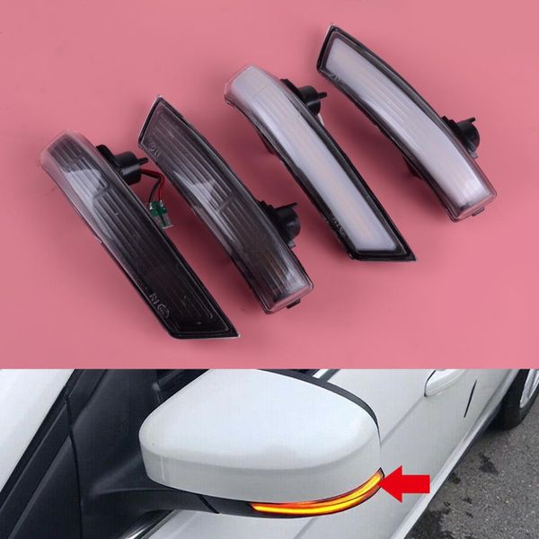 

dwcx 2pcs car side wing rear view mirror led dynamic turn signal light fit for focus 3 3.5 2011-2015 2016 2017 2018