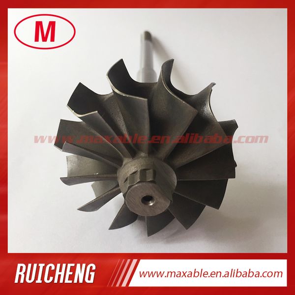 

td05h 49.12x55.00mm 12 blades turbine wheel&shafurbo wheel for turbocharger