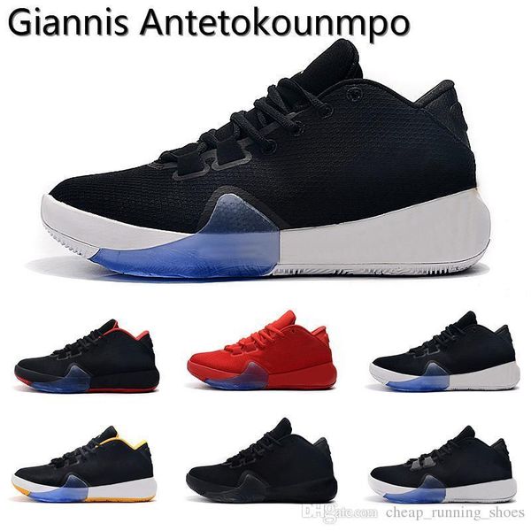 

2019 баскетбольный mvp giannis antetokounmpo zoom freak 1 triple black signature баскетбол черно-красные туфли спортивные дизайнерские кросс