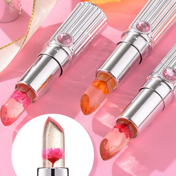 

waterproof non-stick cup lasting non-fading moisturizing jelly lipstick warm color change dry flower lipstick