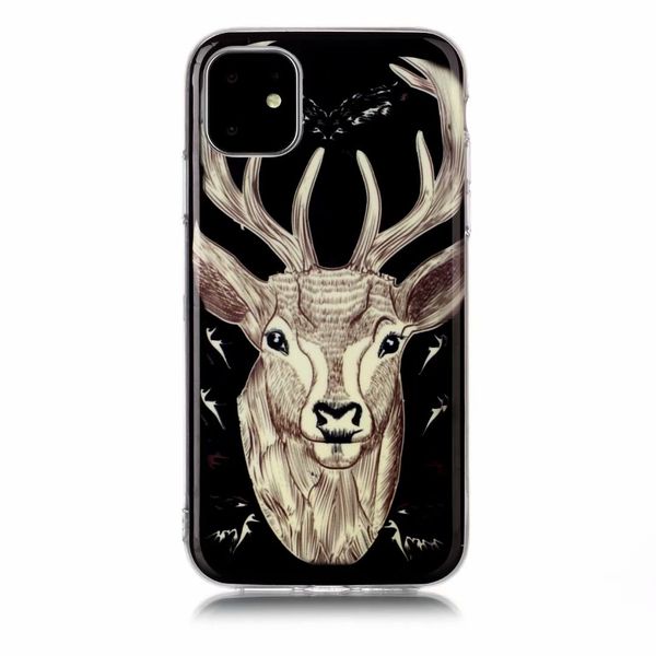 

soft tpu luminous phone case for iphone 11 pro max xs max xr x 8 7 6 plus