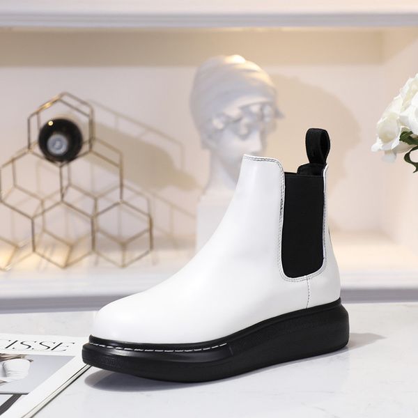 

brand men's boots leather winter warm shoes motorcycle mens ankle boot fur men oxfords shoes platform, Black