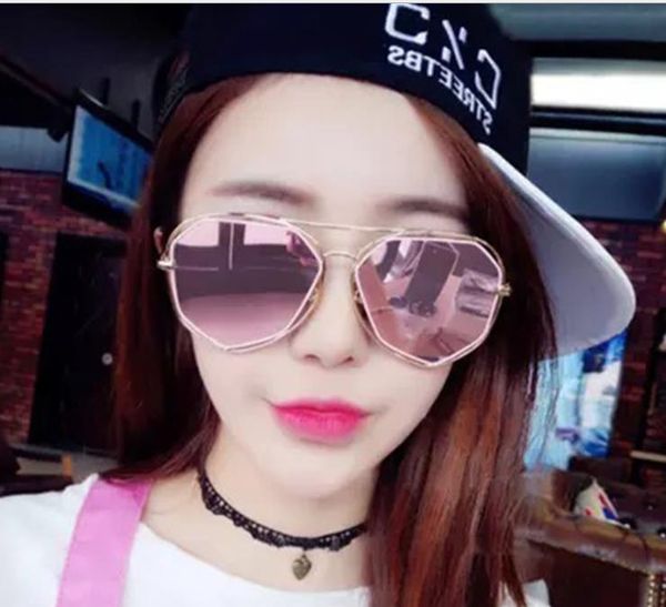 

multicolored sunglasses sunglasses colorful reflective frog mirror male ladies, White;black