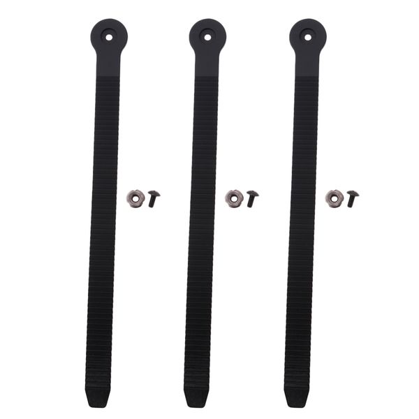 

3pcs pu inline skating strap belt kit roller boot shoes t shape parts accessories