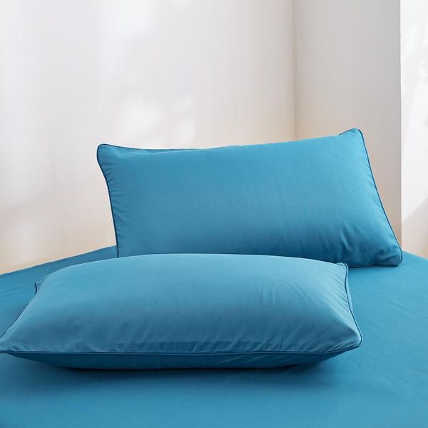

special custom ru size pillowcase square double family europe pillowcover 70*70cm ,4color ,sea blue pillow case