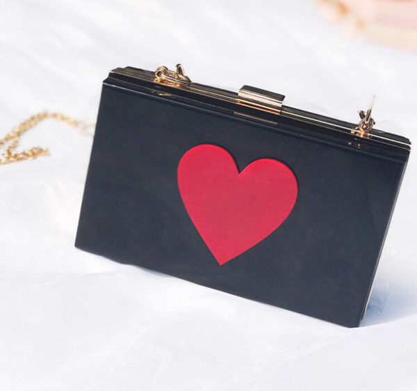 

designer women flap hangbag luxury lady chain shoulder bag fashion bright hearts bags simple bags