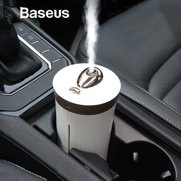 

baseus 420 ml ultrasonic air humidifier aroma essential for home car air humidifier diffuser usb mist maker with led night lamp
