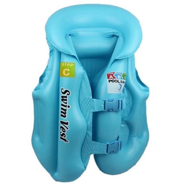 

s m l summer baby safety ride-on swimming buoyancy vest toys kids pool rafts float swim inflatable tube life jacket babies toys
