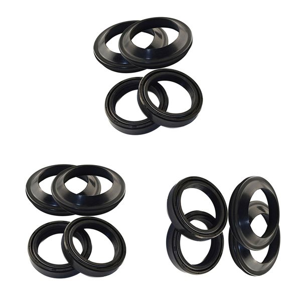 

3-pack 41x54x11mm moto front fork damper oil seal and dust seal kit