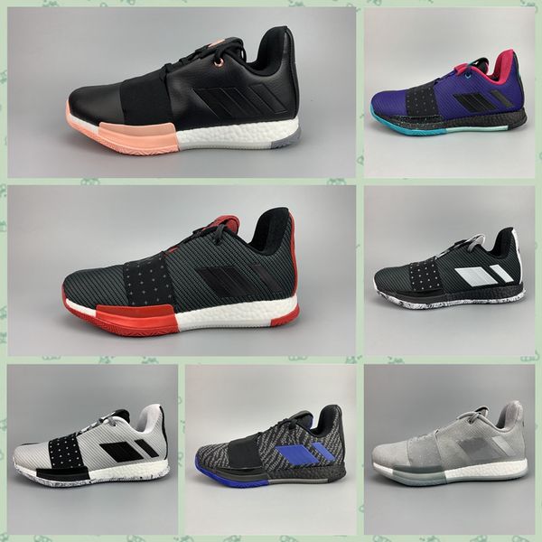 

ahd03a 2019 designer james harden 3 vol. 3 iii men basketball shoes good quality trainer sport sneaker size40-46