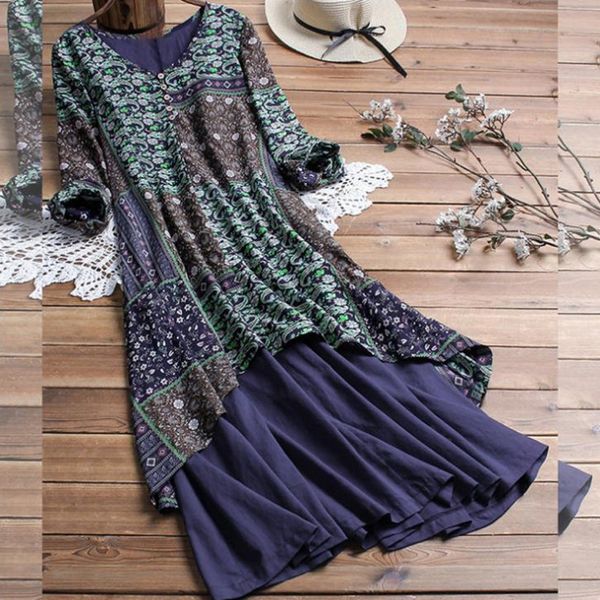 

women dress ladies beach loose maxi party cocktail v neck long sleeves, Black;gray