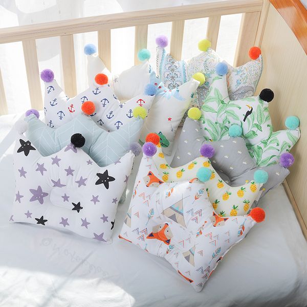 

simfamily]newborn baby pillow sleep positioner prevent flat head infant head protection shaping pillows crown anti roll boy