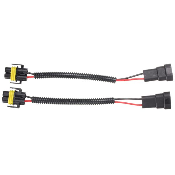 

dhbh-2pcs 9006 to h11 h8 headlight fog light conversion connector wiring harness plug cable socket connector repair kit
