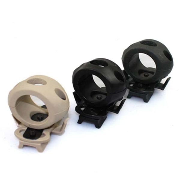 

50pcs/lot shoes parts+ 21mm mount clip, Black