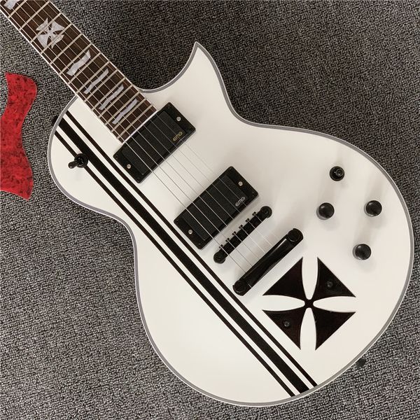 

china oem factory customized goldebony fretboard electric guitar 5 orders