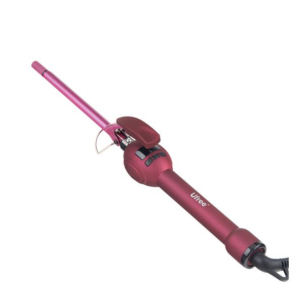 

tod-ucurling iron hair professional hair curler electric styling tool lcd display ceramic hairdressing magic wand sti