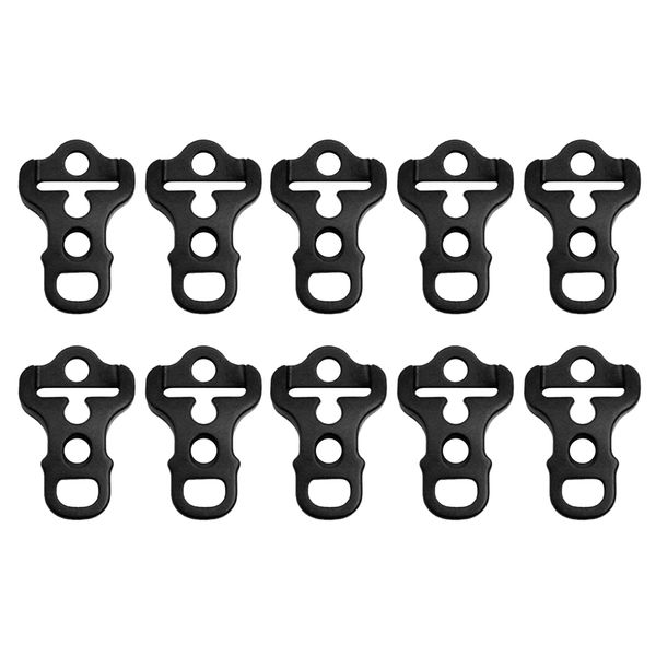 

10 pieces anti-slip awning tent wind cord rope fastener adjuster tensioners