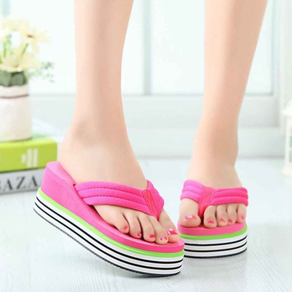 

2017 casual beach women slipper sandals fashion new design summer home massage flat flip-flops shoes for female shoes, Black