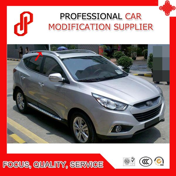 

aluminium alloy car sticker install side rail bar roof rack for ix35 2010 2011 2012 2013 2014 2015 2016 2017