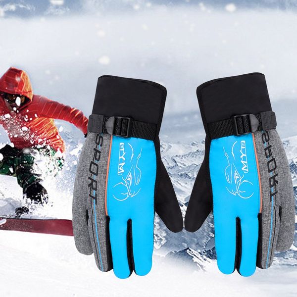 

new arrival winter ski gloves men women waterproof anti-slip outdoor riding motorcycle warm thermal velvet ski snow gloves