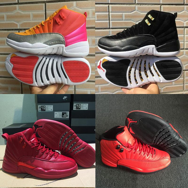 

2020 men air retro jordan basketball shoes 12 12s game royal flu game playoff triple black white mens athletic sports sneakers 1252d976#