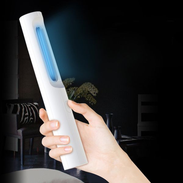

ultraviolet sterilization stick portable handheld outdoor led disinfection lamp usb charging 254nm to purify the air