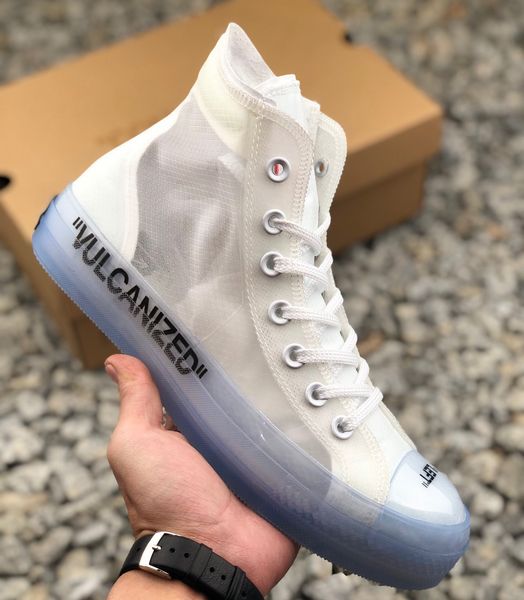 

with box 1970 x white ice blue left right lucency vulcanized 1970s mesh canvas sneakers men women stylist shoes eur 36-44, White;red
