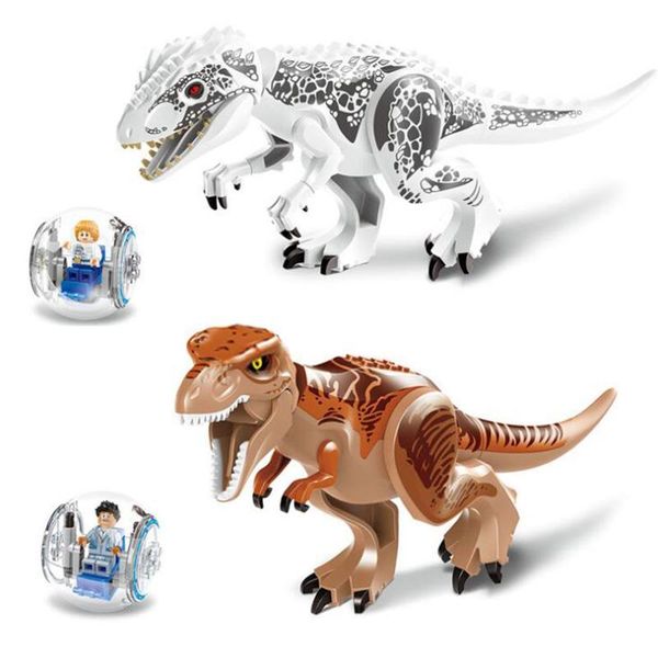 

jurassic dinosaur world park building blocks dinosaur raptor protection zone building blocks set kids model toys blocks
