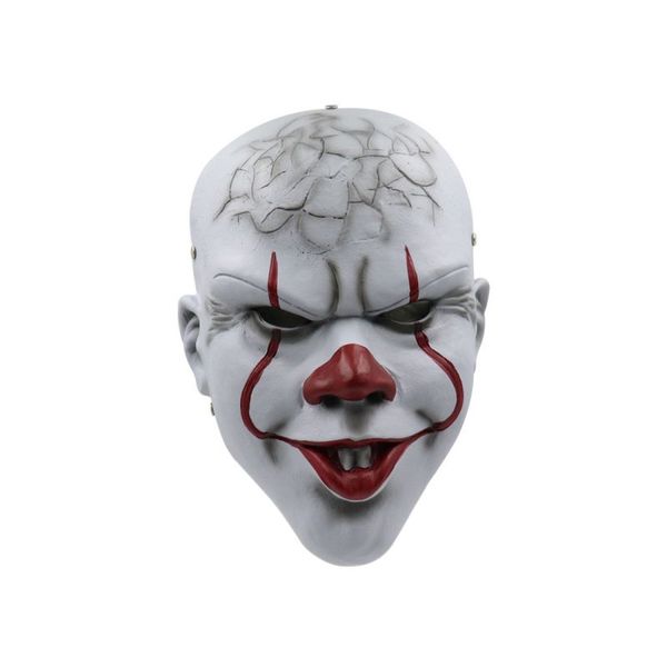 

creepy scary clown mask decorative resin head set horror halloween party mask cosplay party decor prank props