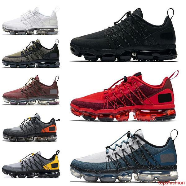

run utility men women running shoes triple black urban bounce burgundy crush cny red mens trainers sports sneakers size 36-45