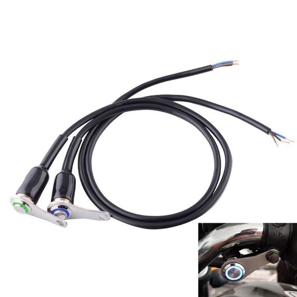 

stainless steel led motorcycle switch on-off handlebar adjustable mount waterproof switches button waterproof dc12v headlight