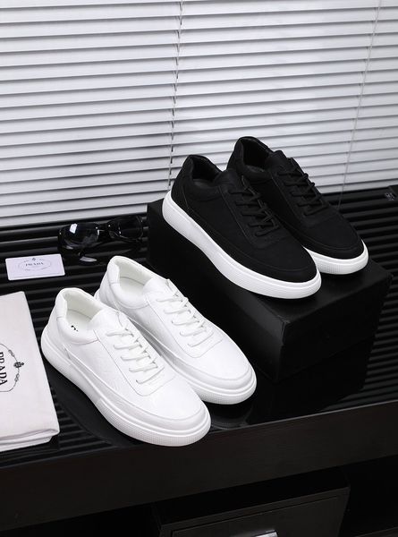

new style high-end luxury men's sports casual shoes driving shoes triple fashion men's brand platform men's shoes hderg, Black