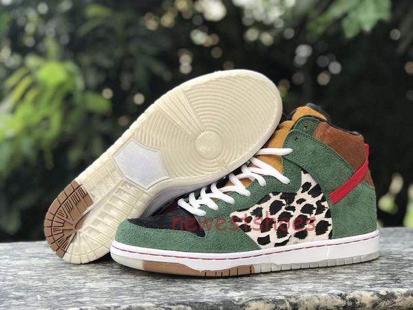 

2019 Dunk SB High Dog Walker BQ6827-300 мужские женские баскетбольные туфли Cavaliers Black Hornet Sheep Arizona Hi PREM Trumpet спортивные кроссовки