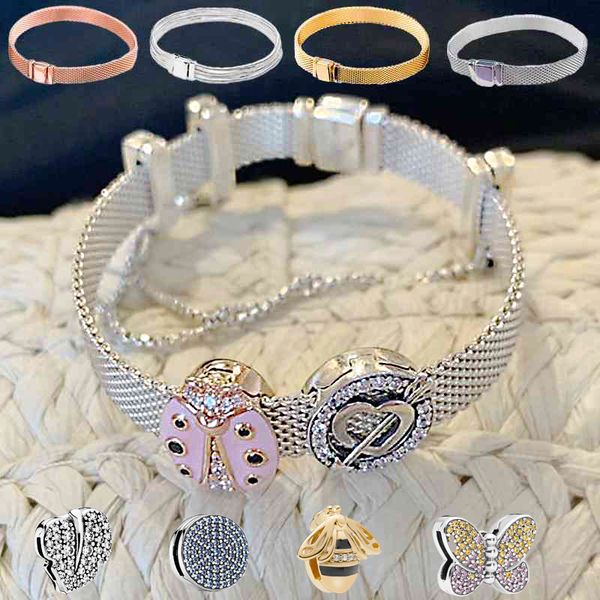 

logo jewelry 925 beads for reflexions pandora bracelets strand charm bracelet for woman girls lover gifts fine jewelry birthday gift