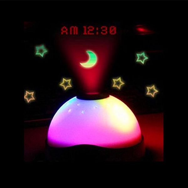 

magic led projection alarm clock night light starry sky star digital color changing clocks rgb night light alarm despertador
