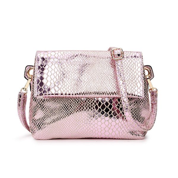 

2020 new fashion snake pattern crossbody bags for women messenger shouler bag handbag women bags sac