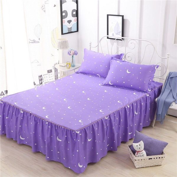 

2019 New Band Cotton Bedspread Bedcover Bed Sheet + 2 Pillowcase Kids Girl Bedspreads Bedskirt Coverlet Bed Bed Sheet
