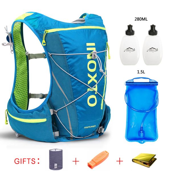 

8l outdoor lightweight hydration backpack rucksack bag vest for 1.5l water bladder hiking camping running marathon race