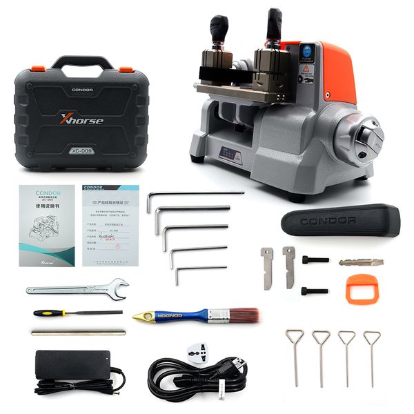 

original xhorse condor xc-009 key cutting machine for single-sided keys and double-sided keys car kit